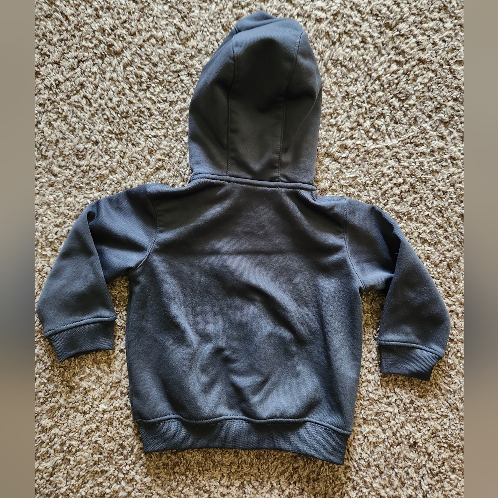 Toddler orange and gray Nike zip up, size 18m - Picture 2 of 4